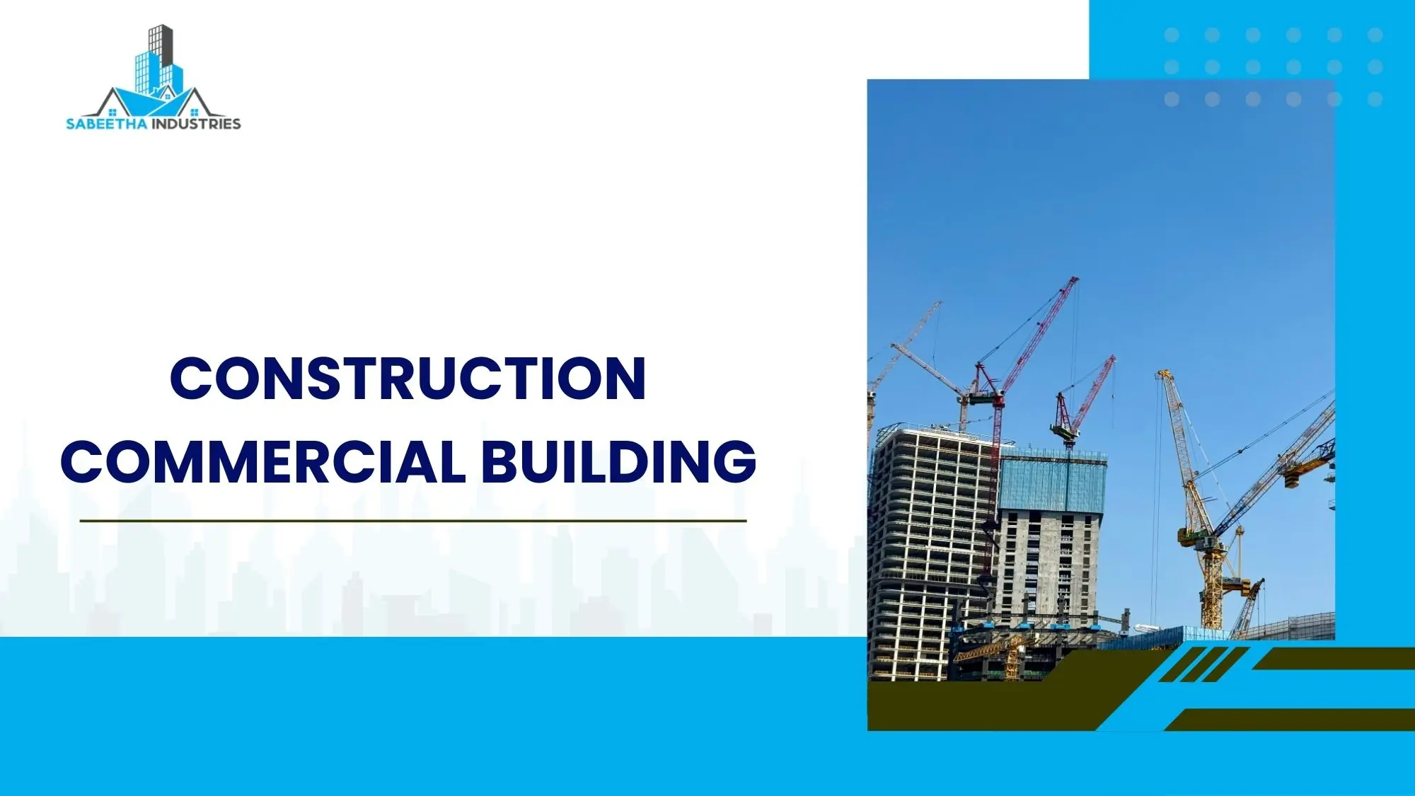 Construction commercial building planning with PEB in Sivakasi