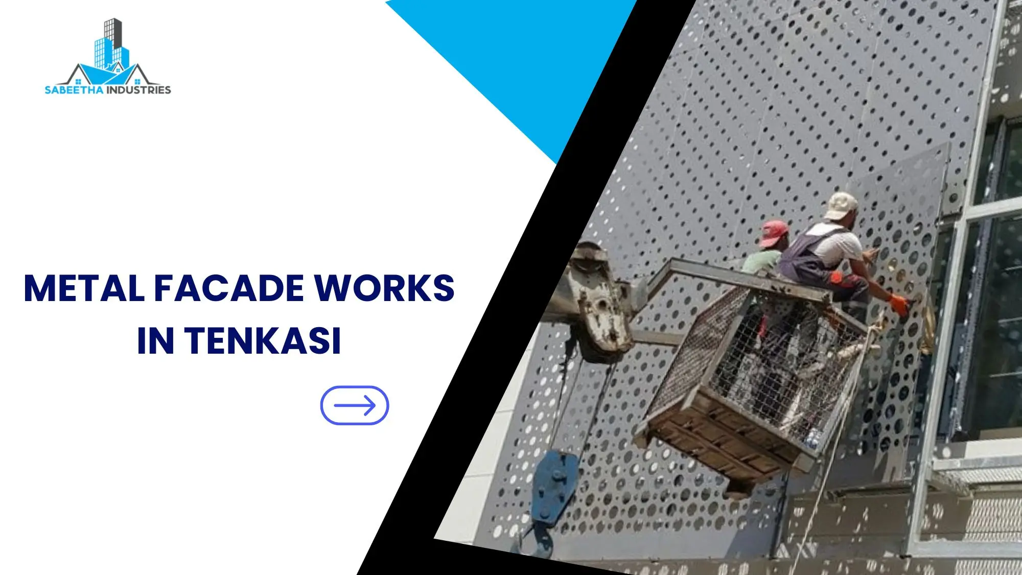metal facade works in tenkasi