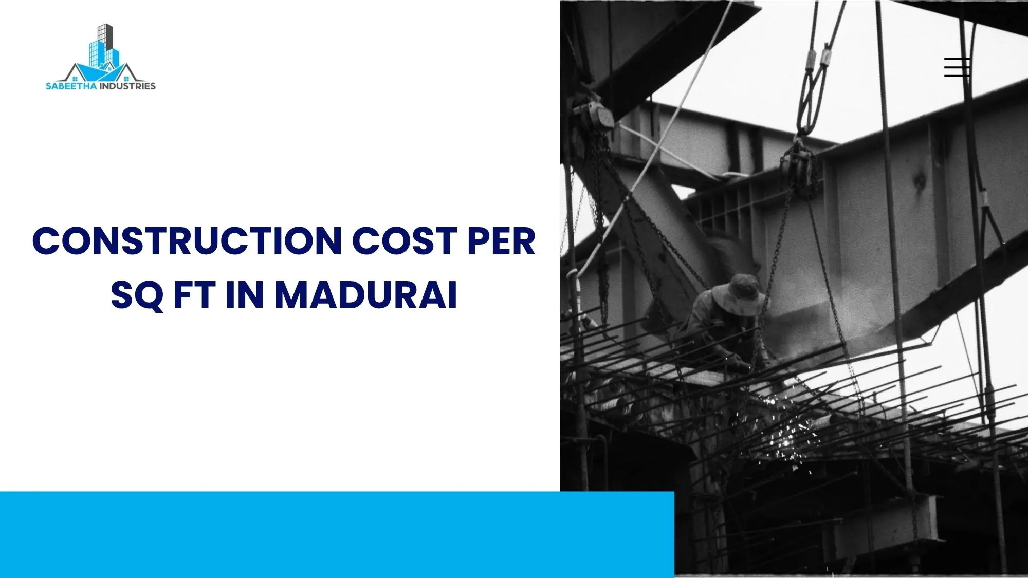 construction cost per sq ft in madurai