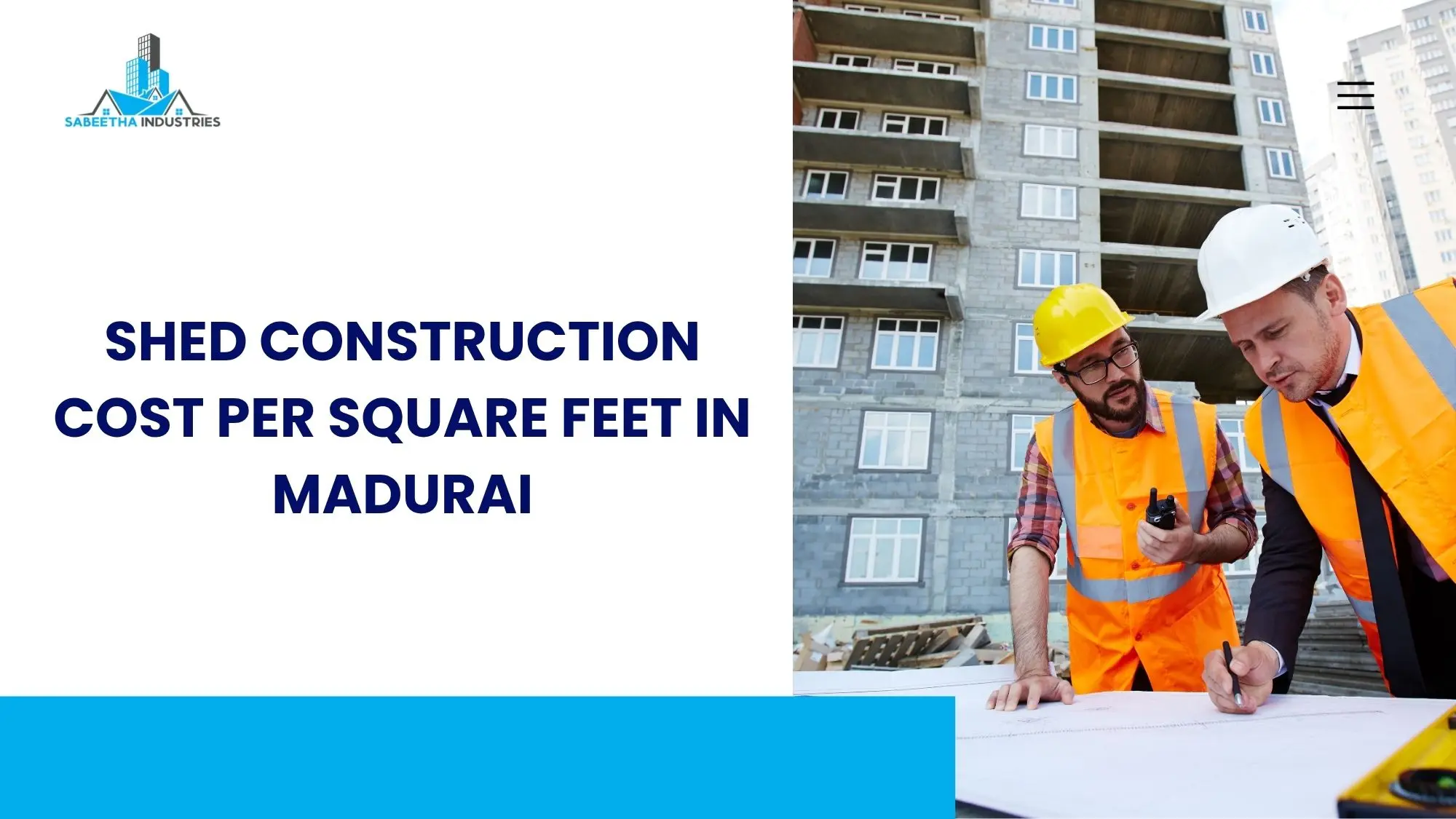 shed construction cost per square feet in madurai